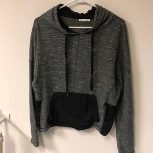 Zara long sleeve hooded sweatshirt